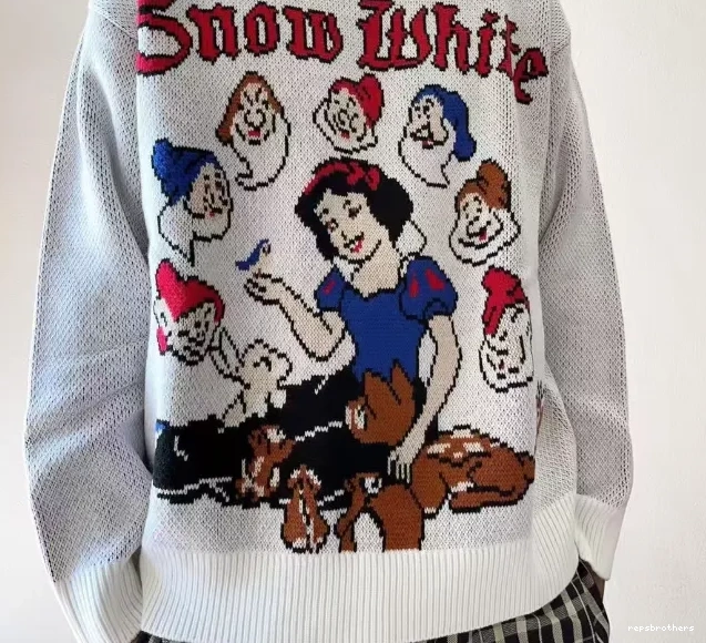 Sweater SWEATER 24FW SNOW White WHITE Snow 1010
